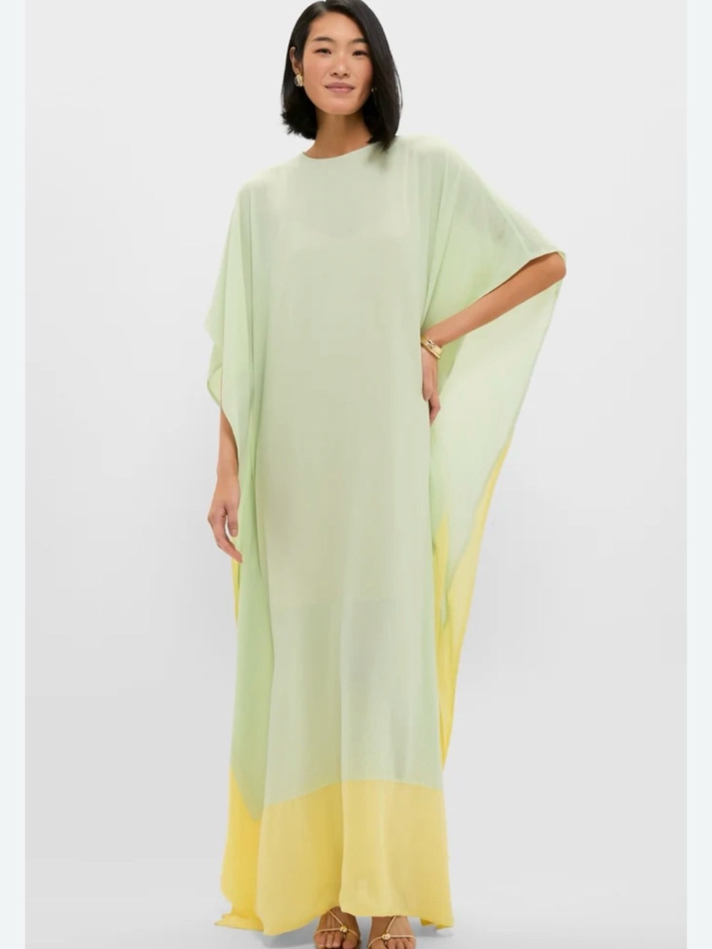 TUCKERNUCK
Mint Chiffon Rainier Caftan Gown XXL